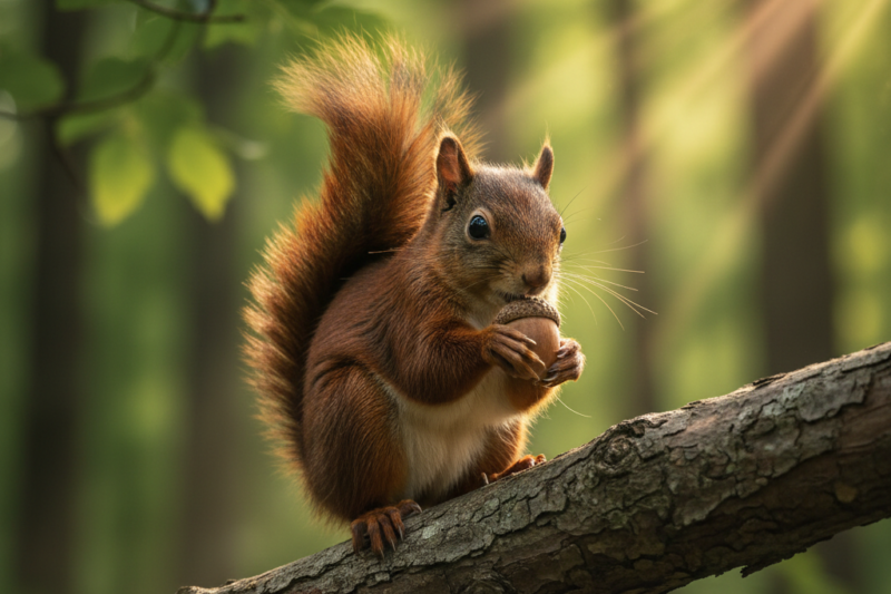 Ekornet: skogens livlige akrobat